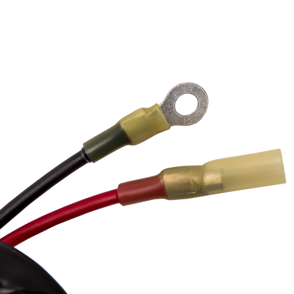 Kit de arnés de cableado de refrigeración de ventilador eléctrico dual para automóvil 185/165 Termostato 40A Relé