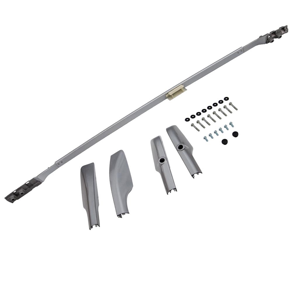 Roof Rack Side Rail Pair 1850mm Silver compatible for Toyota Landcruiser 200 Series