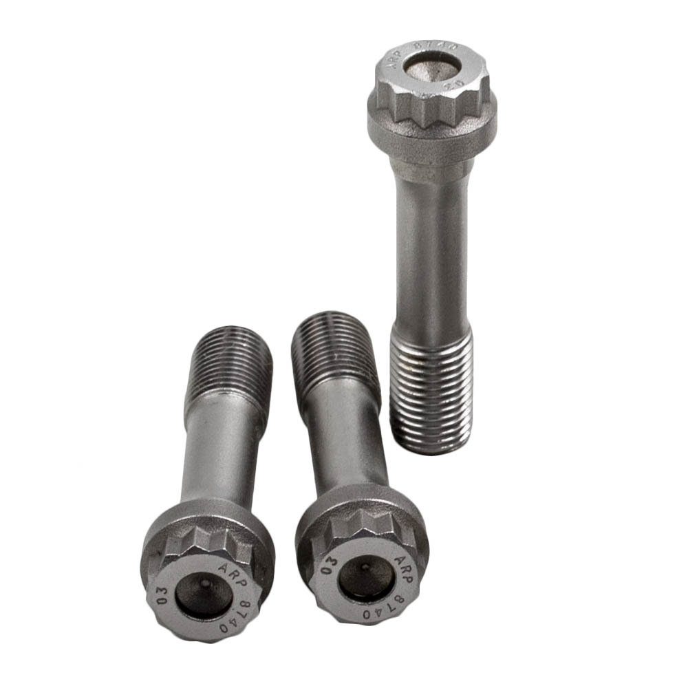 12PCS Genuino ARP Bulón APR 8740 3/8 bolts compatible para VW AUDI 6 Cylinder Engine Biela