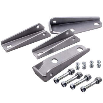 Rear Shock Relocation Kit compatible for Chevy C10 C20 compatible for GMC Pickup 63-1972 Lowered Truck