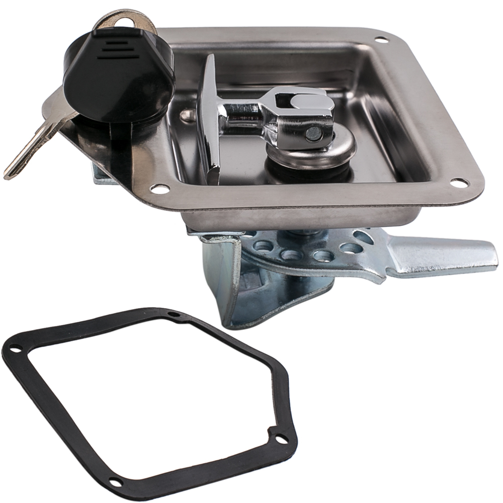 6X Juego De Cerradura Plegable Mango En T Caja De Herramientas Montaje Al Ras