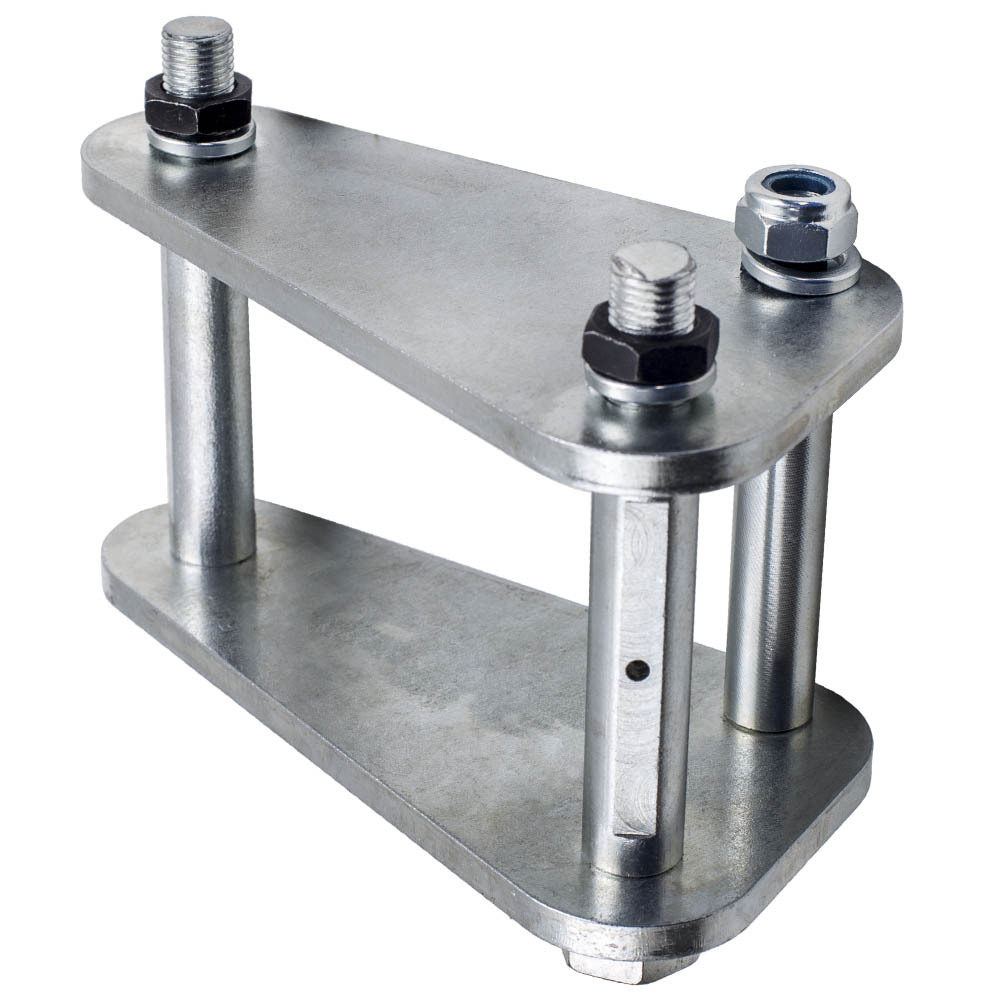 2 Pcs Extended Shackles compatible para Toyota Landcruiser 73 75 40 60 Series Front or Rear