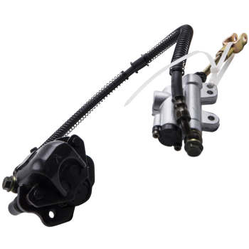 ATV Quad Rear Disc Brake Assembly Master Cylinder Caliper for 50-125cc ATV