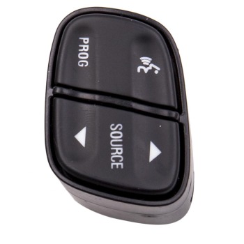 Interruptor de control de volumen de radio de volante de 4 botones compatible para Chevrolet GMC 21997738