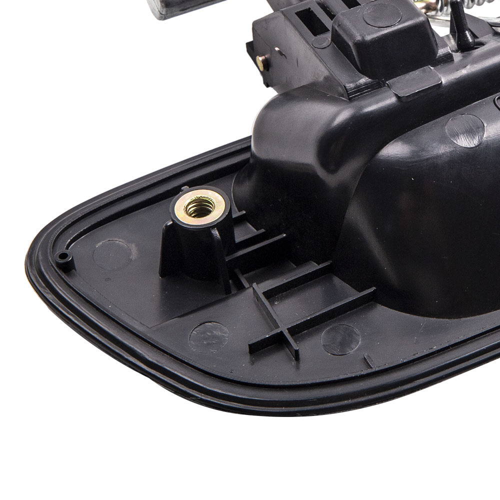 Black Exterior Outside Front Rear Door Handle Set compatible for Nissan Altima 2002-2006