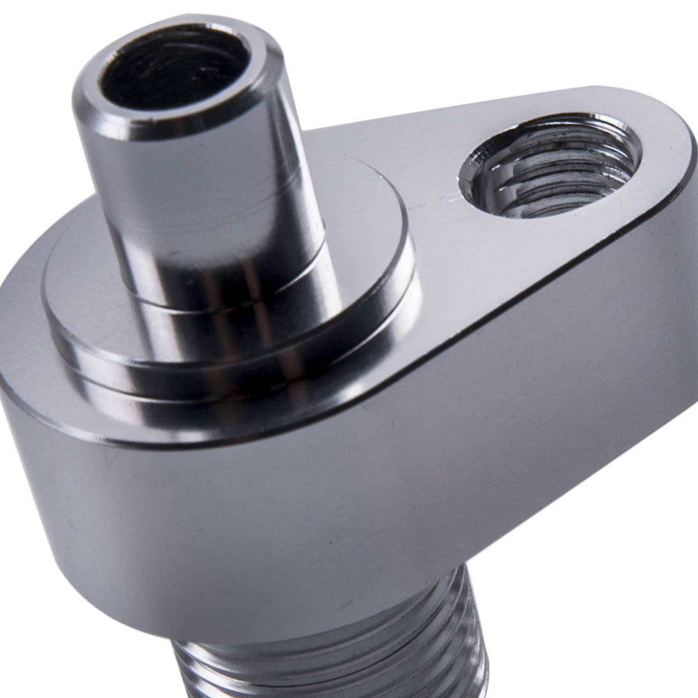 For A/C Compressor Adapter Fittings Kit compatible for 10S17F and 10S20F for LS Engine Swap