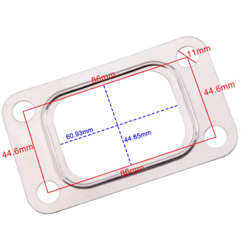 4 pernos turbo brida colector entrada compatible para escape junta turbina T3 T3T4 para GT35 T04E
