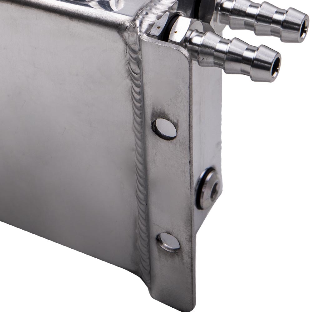 Tanque de recuperación de desbordamiento de refrigerante de radiador de aluminio de 1000 ml Motor universal frío