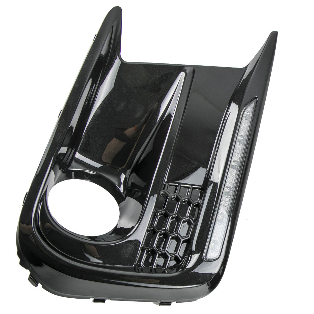 LED Fog Light Surrounds compatible for Subaru WRX STI 2018-20 compatible for White DRL Signal Replacement