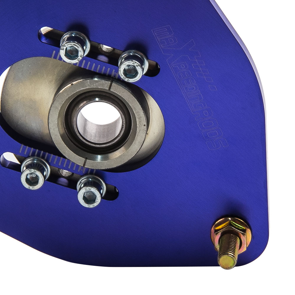 2 piezas Camber Plates compatible para Subaru Impreza GDA GDB 02-06 STi Coilover Top Mount