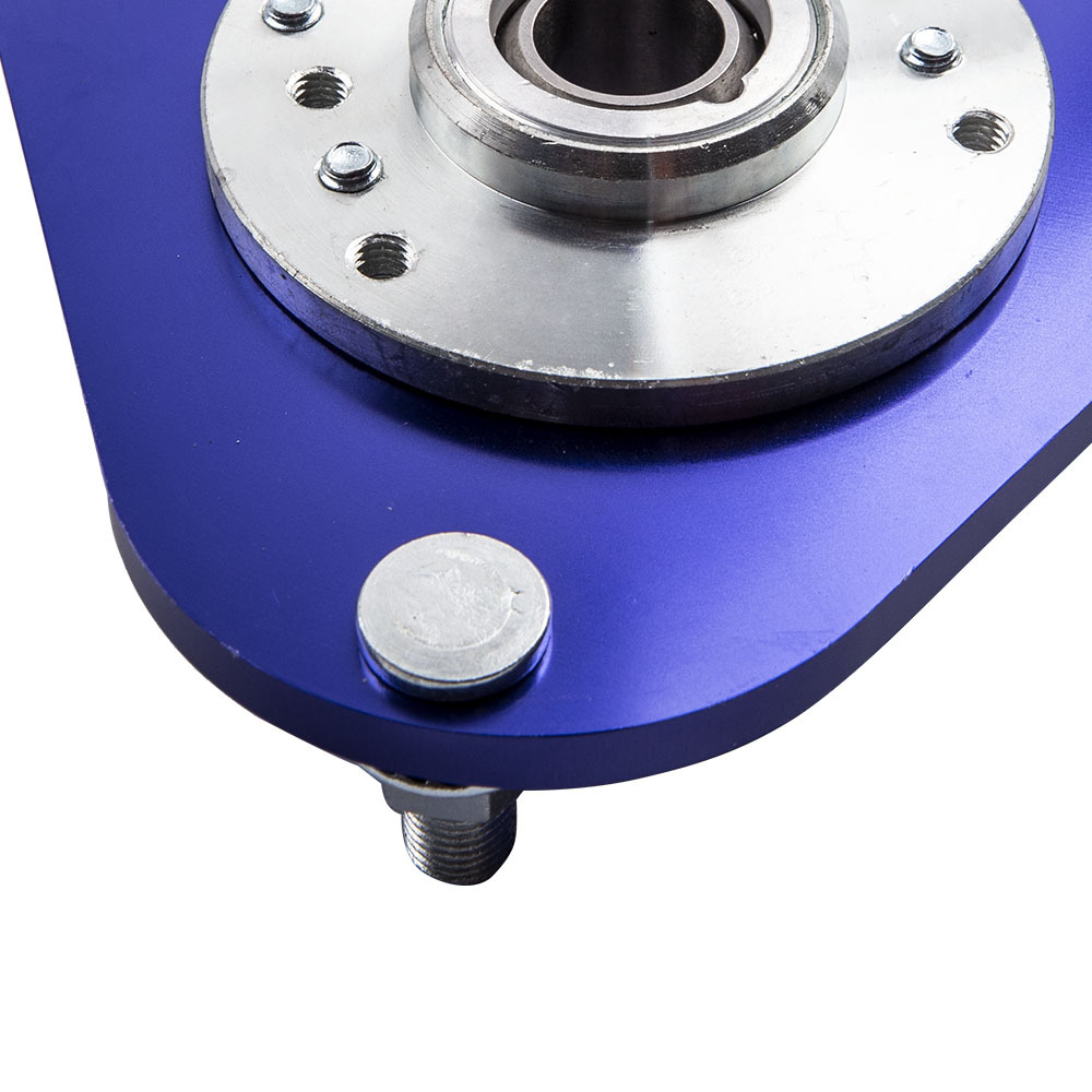 2 Pcs Front Coilover Camber Plates Top Hat compatible for Toyota Celica 2001-2006 Blue