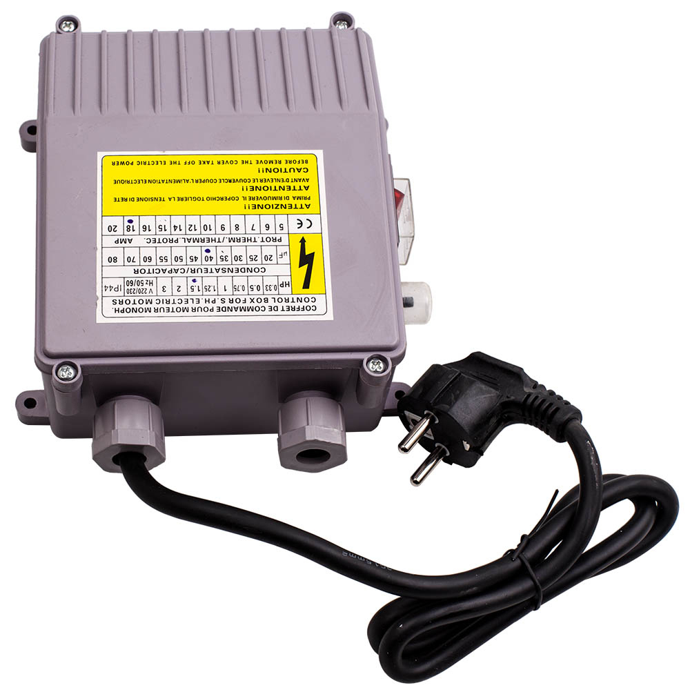 4” 1.1KW Bomba Sumergible Eléctrica de Pozo Profundo 10,800 L/h Stainless Ste