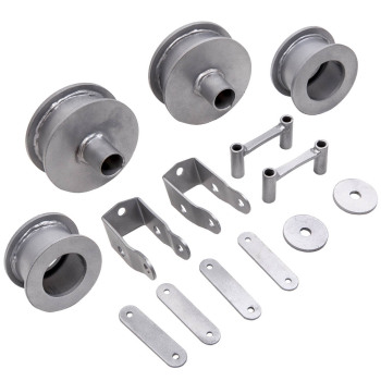 Avant 2 + Arrière 2 Lift Kit Spacers compatible pour Jeep Wrangler JK 2007-2018 35 Max