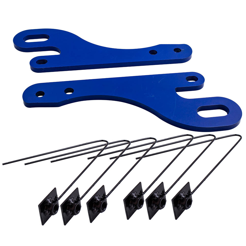 2pcs Punto de Remolque de Recuperación compatible para Toyota Prado 150 Series 2009- 4WD