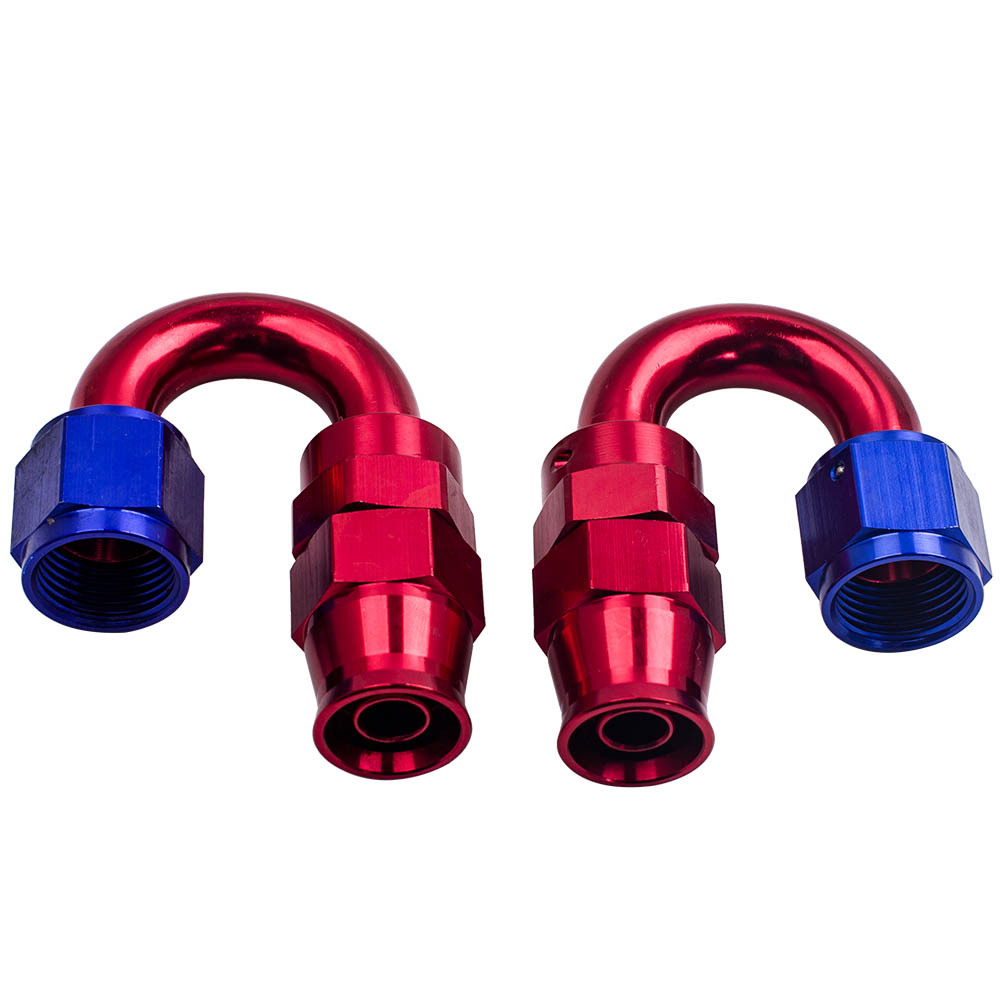 Kit dextrémités de tuyau de ligne dhuile de gazole tressé en acier inoxydable de 20 pi -8AN PTFE