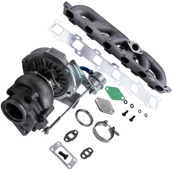 Collettore di scarico con fascia V raffreddato ad olio T3 Universale Turbo e flangia T3