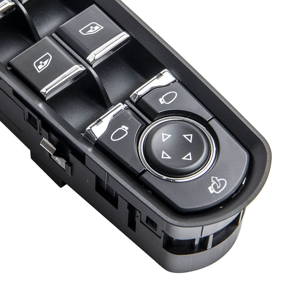 Botón de interruptor de elevalunas delantero izquierdo compatible para Porsche Cayenne Macan 7PP959858