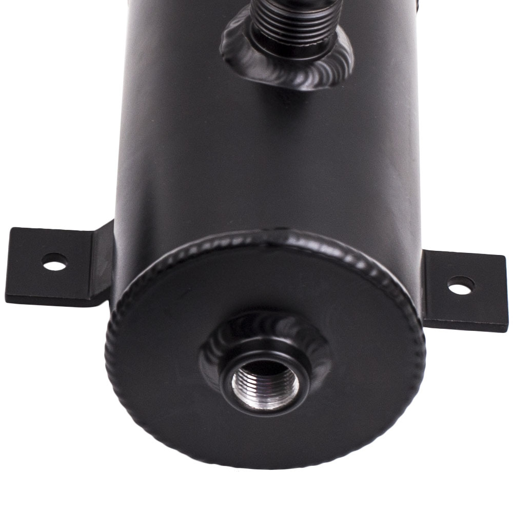 Aleación con deflector 0.75L AN10 Lata de captura de aceite de motor 3M Kit de manguera y accesorios Universal