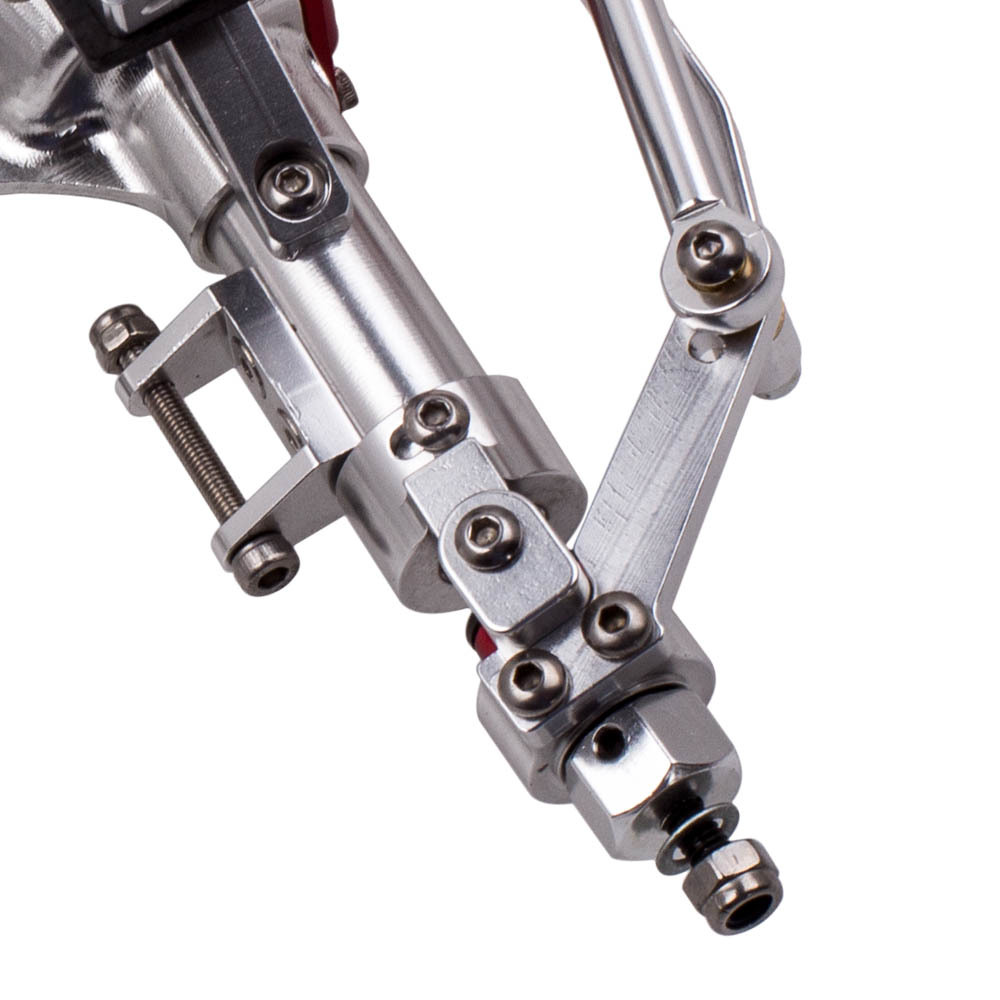 Piezas completas de ensamblaje del eje trasero delantero de aleación para Axial SCX10 RC4WD D90 1/10 RC