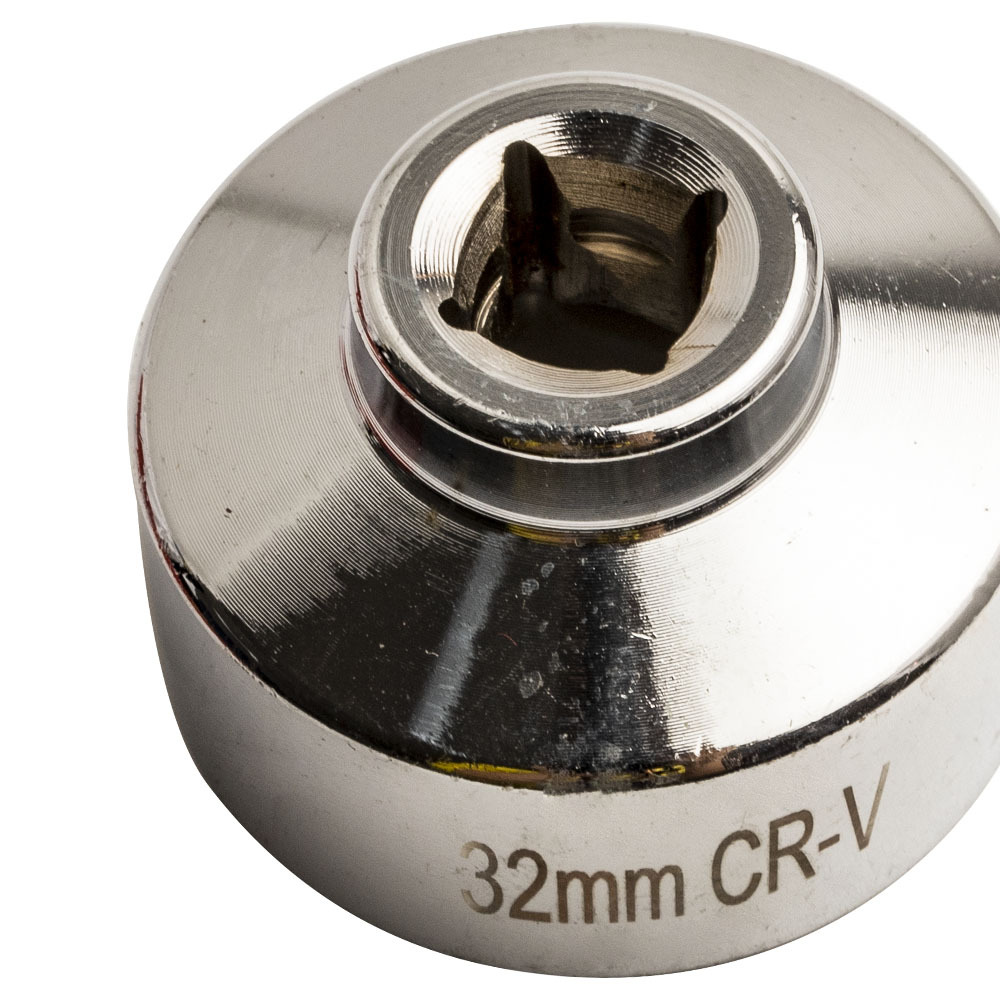 Oil Filter Paper Cartridge Housing Cap Wrench Socket Tool Kit 3/8