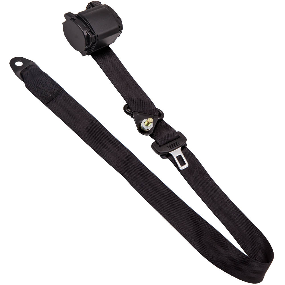 3 puntos Cinturón de seguridad Retráctil Regazo compatible para Jeep Wrangler YJ 1982-1995