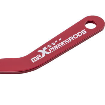 2x Llave inglesa de acero de ajuste de acero para rendimiento Coilovers rojo