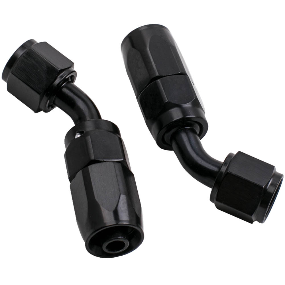 6M 20FT AN6 AN-6 Nylon Steel Braided Oil Fuel Line Hose End Fitting Adaptor Kit