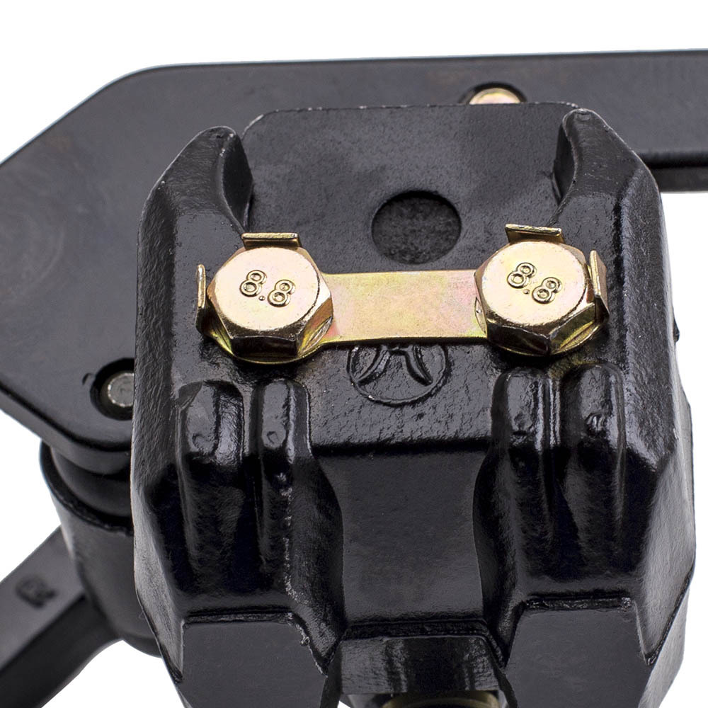 Pinza de freno de mano de freno trasero compatible para Yamaha ATV Banshee 350 Warrior compatible para Raptor Wolverine Blaster con almohadillas