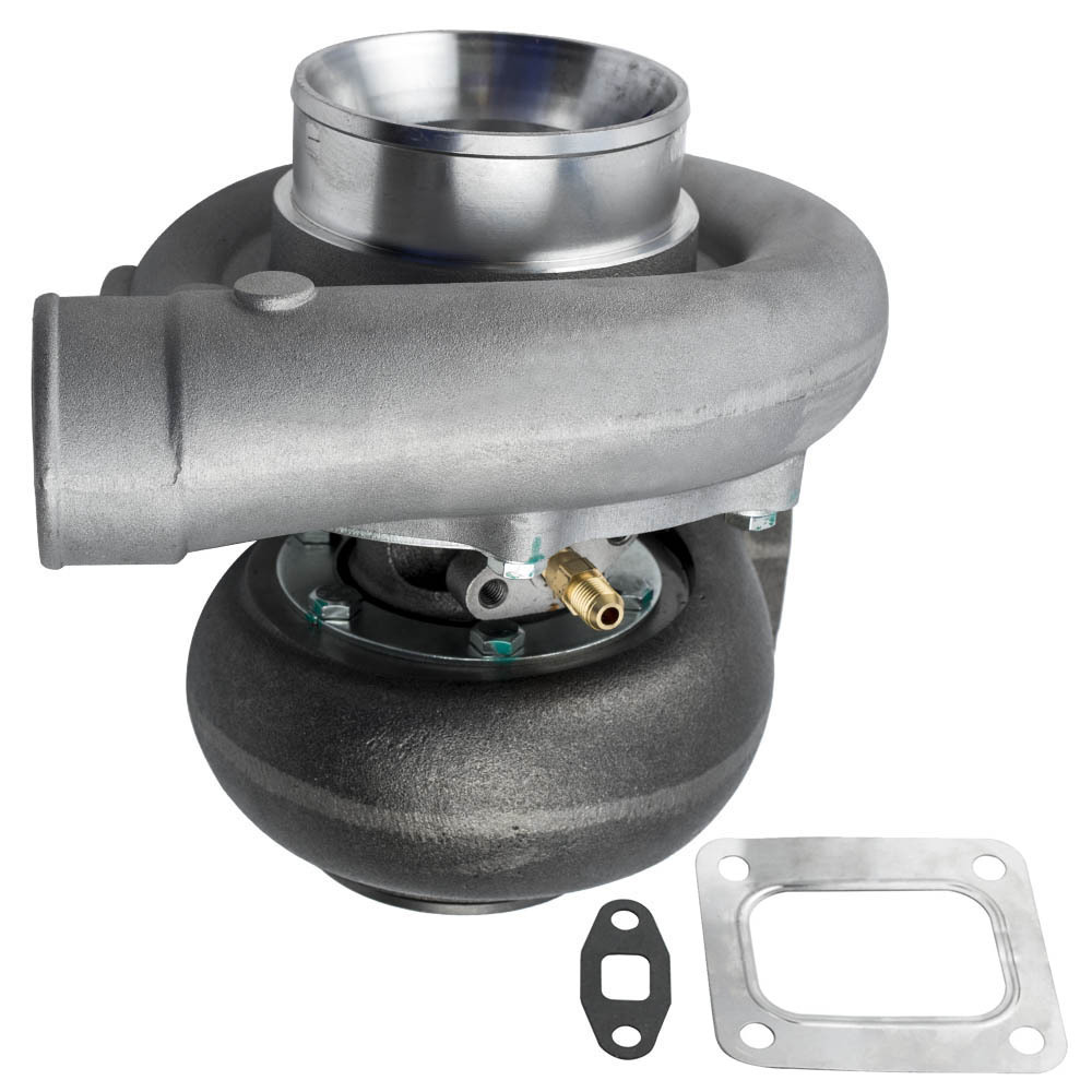 T76 Turbo compatible for Charger .96 A/R Comp .80 A/R Oil cold 500HP Floating Bearing