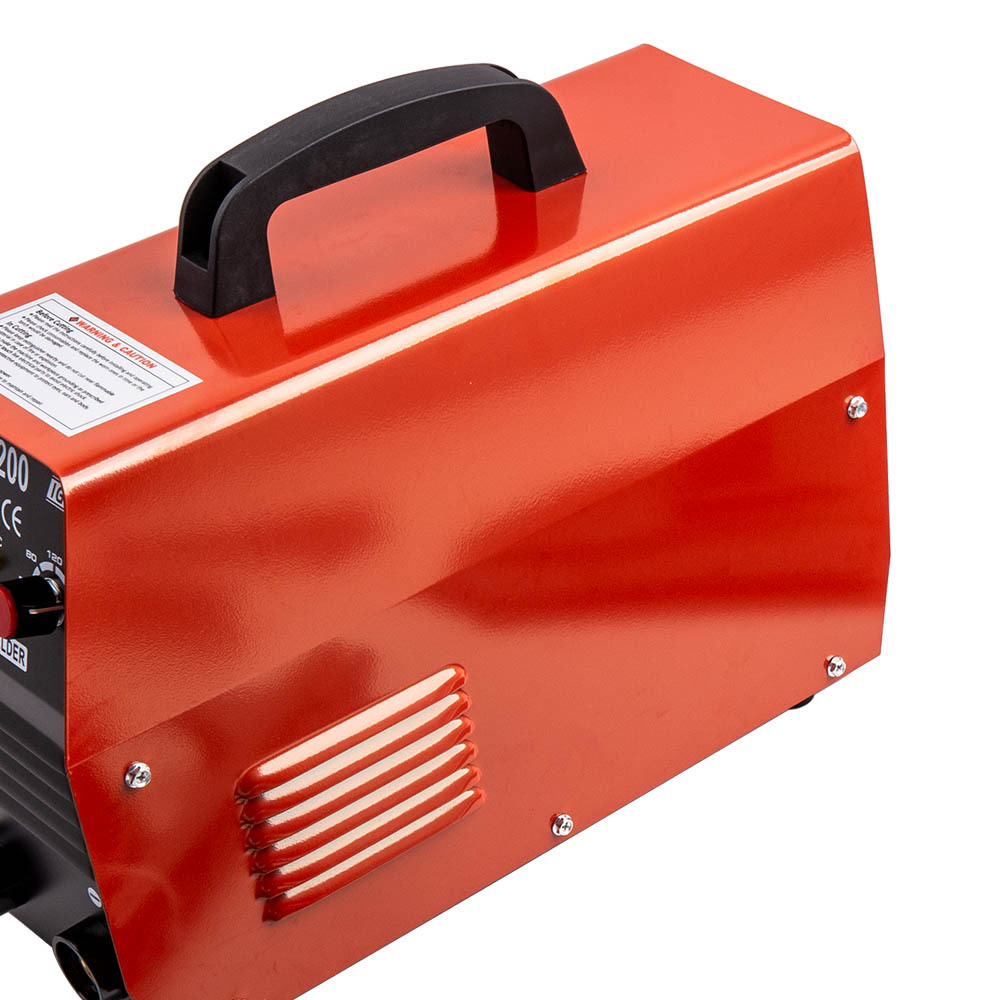 Red 200A Stick/Arc/MMA DC Inverter Welder IGBT Electric Welding Machine 110/220V