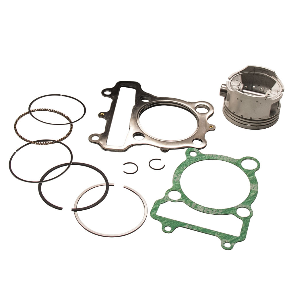 Compatible para Yamaha Moto-4 250 YFM250 Cylinder Piston Gasket Circlip Kit Set 1989 -1991