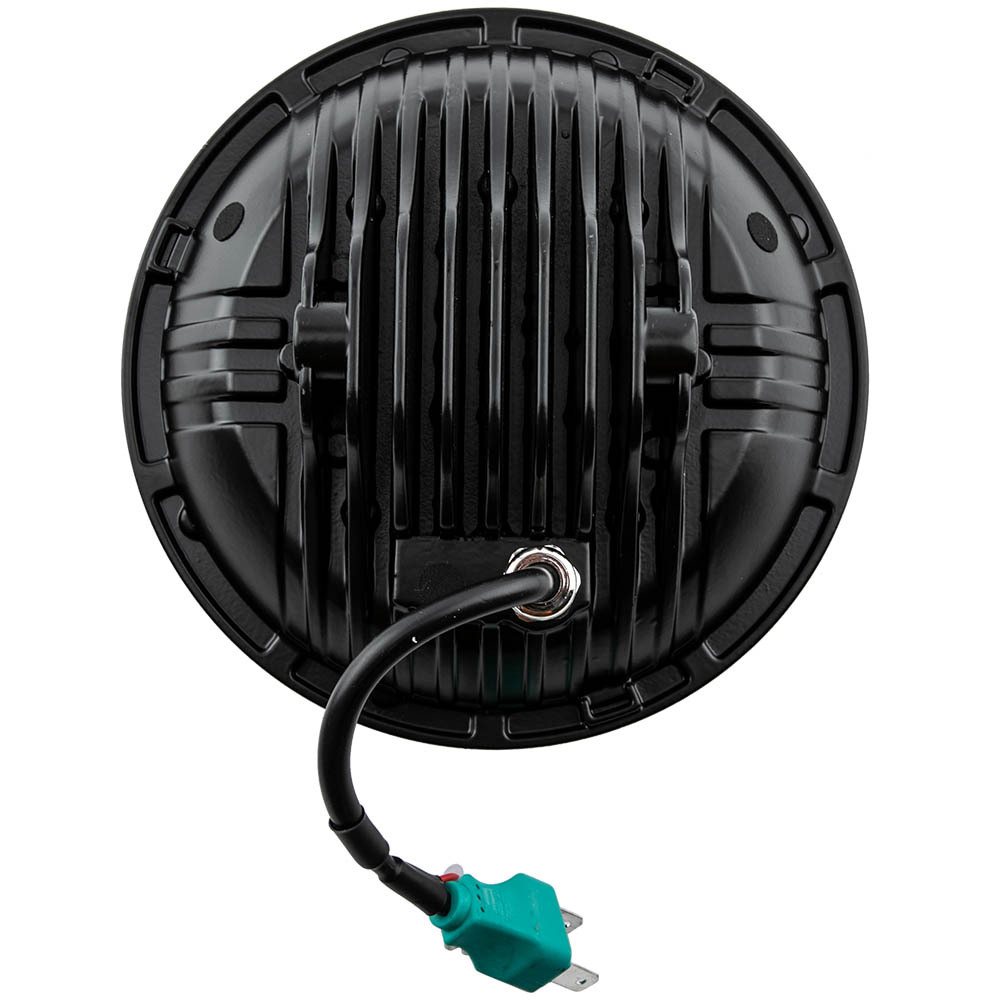 Front LED Lighting Kit Headlights + Fog Lights compatible for Jeep Wrangler JK 2007-2018