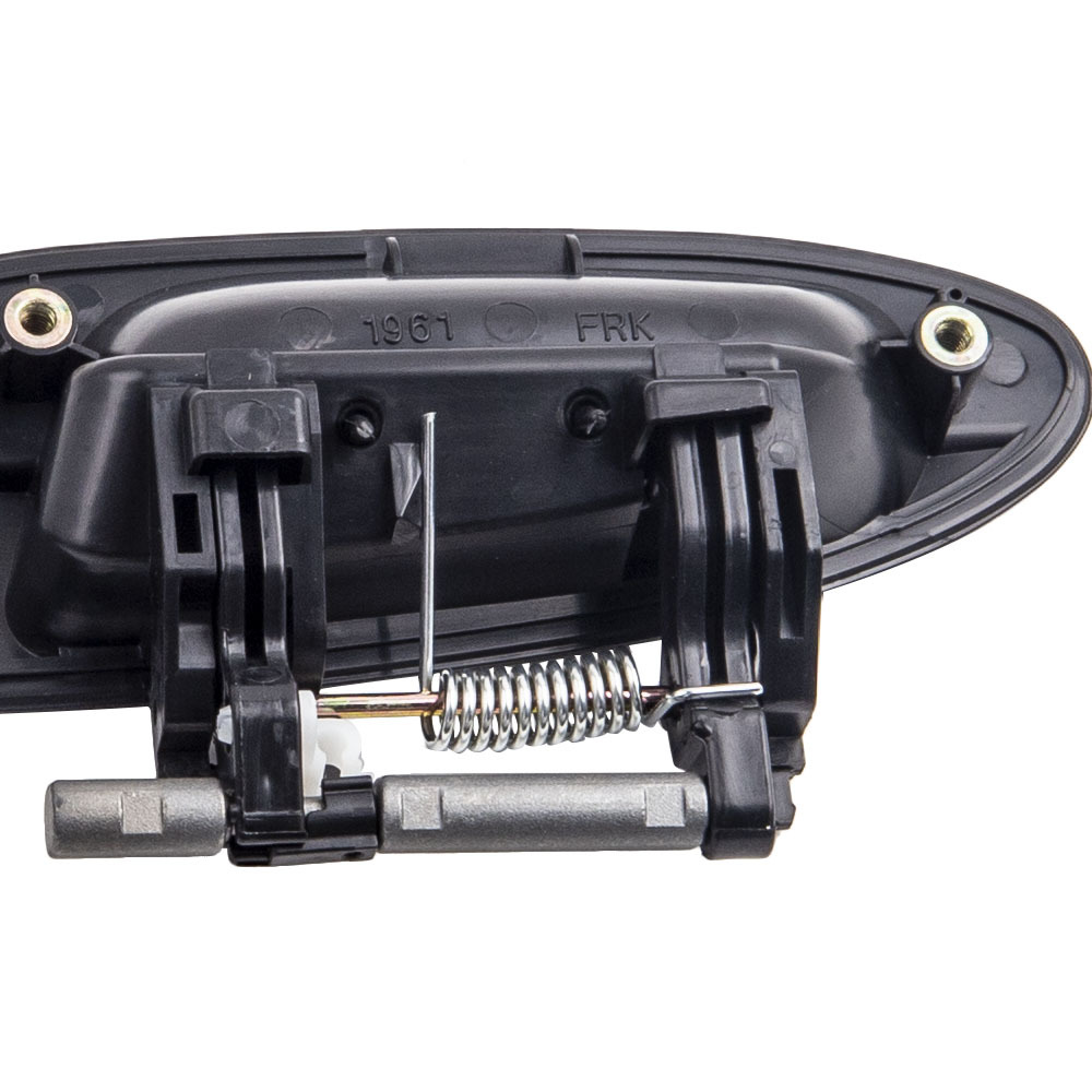 Black Exterior Outside Front Rear Door Handle Set compatible for Nissan Altima 2002-2006