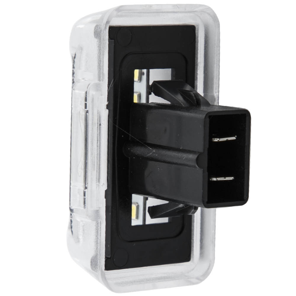 2Pc compatible for White LED Licence Number Plate Light compatible for Ford Transit Tourneo Connect 85-14