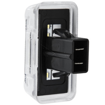 2Pc compatible for White LED Licence Number Plate Light compatible for Ford Transit Tourneo Connect 85-14