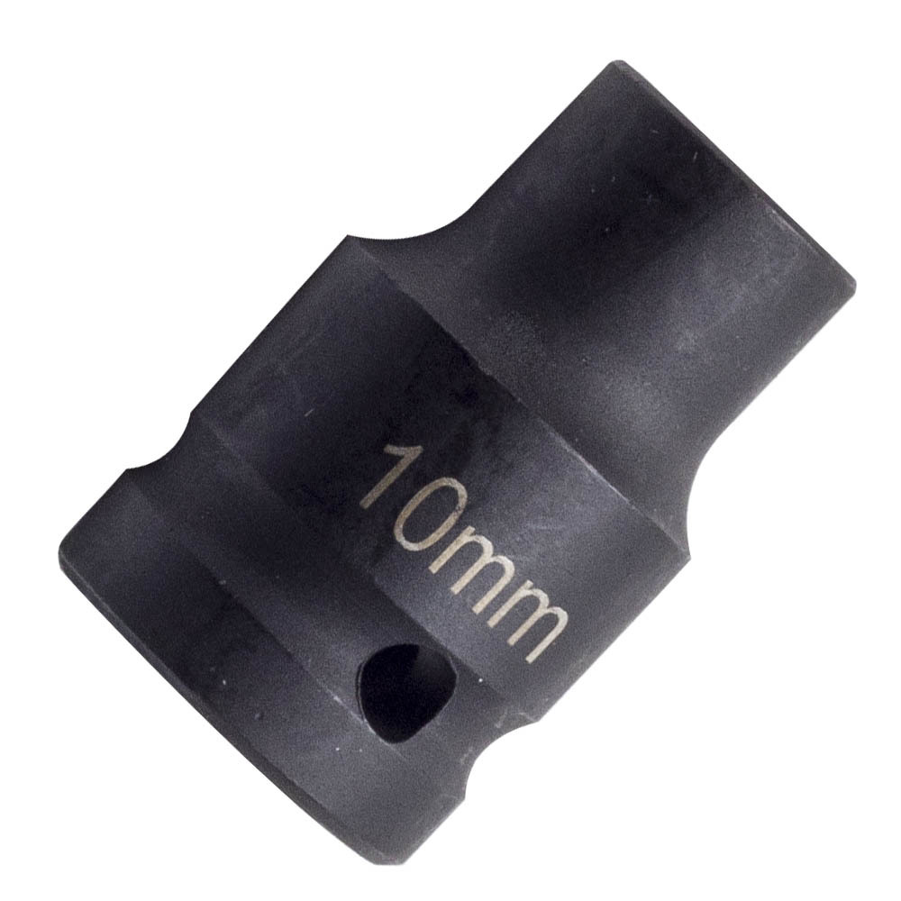 Juego de llaves de vaso de impacto profundo de 1/2 pulgada de 20 piezas, herramienta de tuerca de llave de rueda de largo alcance, 10-19 mm