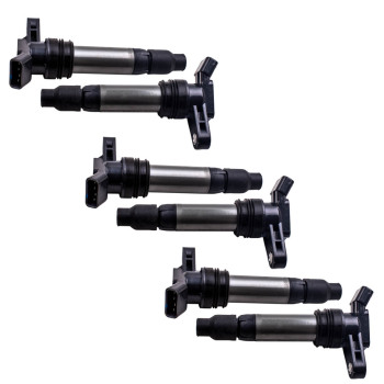 6pcs Bobine di accensione Spark Ignition Coils compatibile per Volvo XC60 3.2L L6 2010-2014