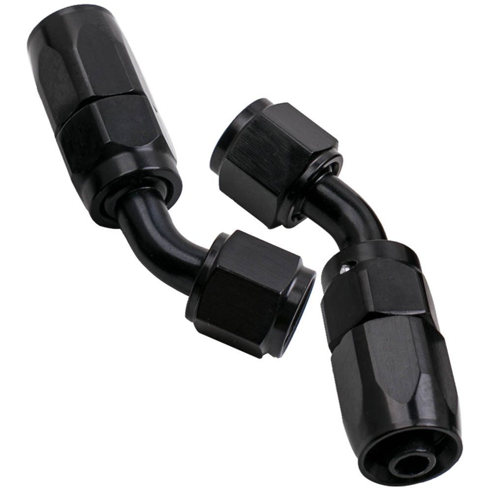 6M 20FT AN6 AN-6 Nylon Steel Braided Oil Fuel Line Hose End Fitting Adaptor Kit