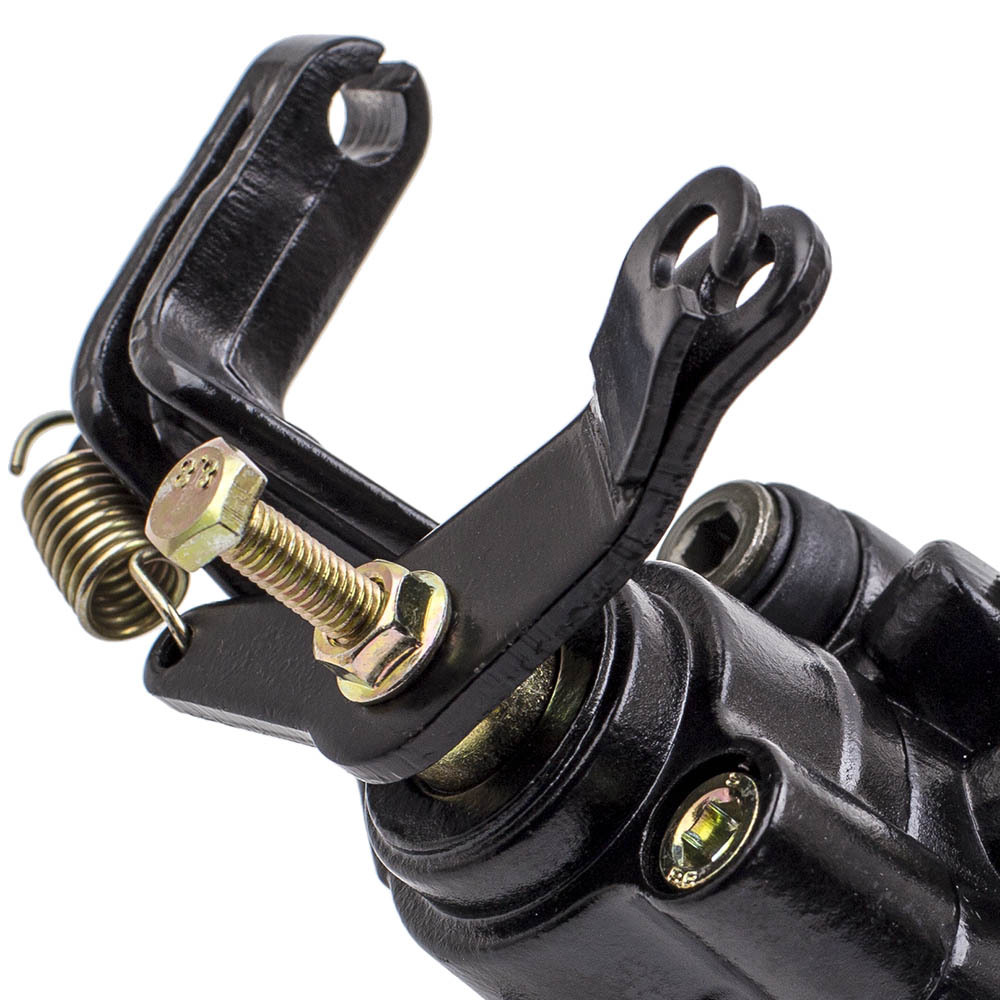 Pinza de freno de mano de freno trasero compatible para Yamaha ATV Banshee 350 Warrior compatible para Raptor Wolverine Blaster con almohadillas