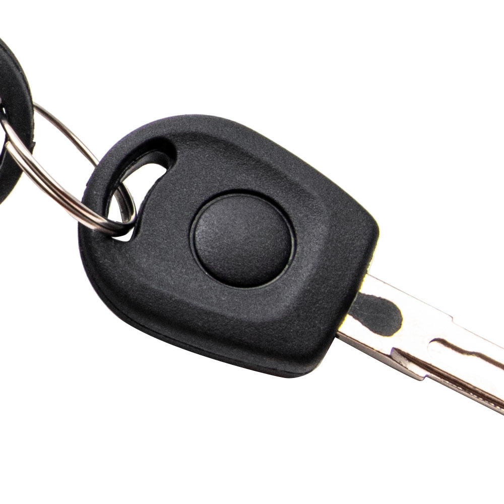 Cerradura de puerta de maletero de maletero trasero 2 llaves compatible para Ford Galaxy compatible para VW T5 Sharan compatible para Golf