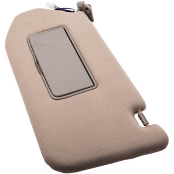 Right Side Driver Sun Visor Sunshade compatible for Nissan Pathfinder compatible for Infiniti QX60 14-18