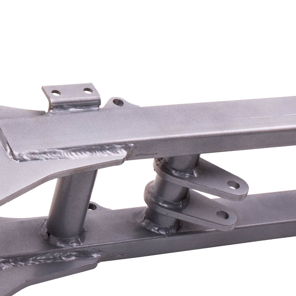 +4 pulgadas plateado con protección extendida contra empotramiento compatible para Yamaha BANSHEE 350 Swingarm