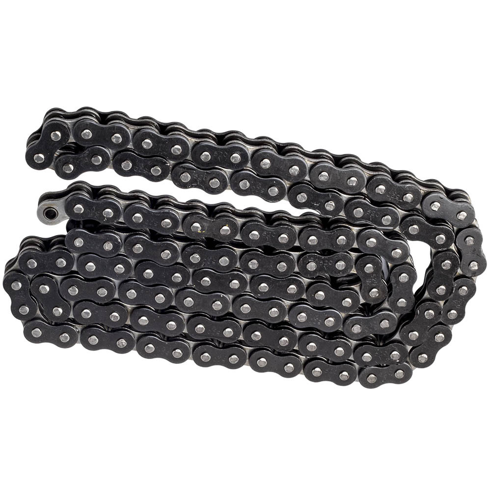 520 X 120 Links Motorcycle W/ O-Ring Drive Chain 520-Pitch 120-Links Black New