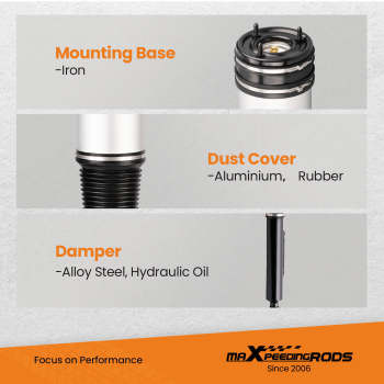 Pair Rear Airmatic Steering Shock Strut compatible for Mercedes S Class W220 220320501388