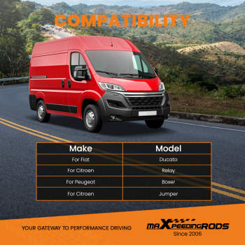 Air Spring Bag Suspension Kit W/ Compressor compatible for Fiat Ducato 1994-2023 4000kg