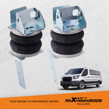 Air Suspension Spring KIT with Compressor compatible for Ford Transit 2001-2022 - 4 ton