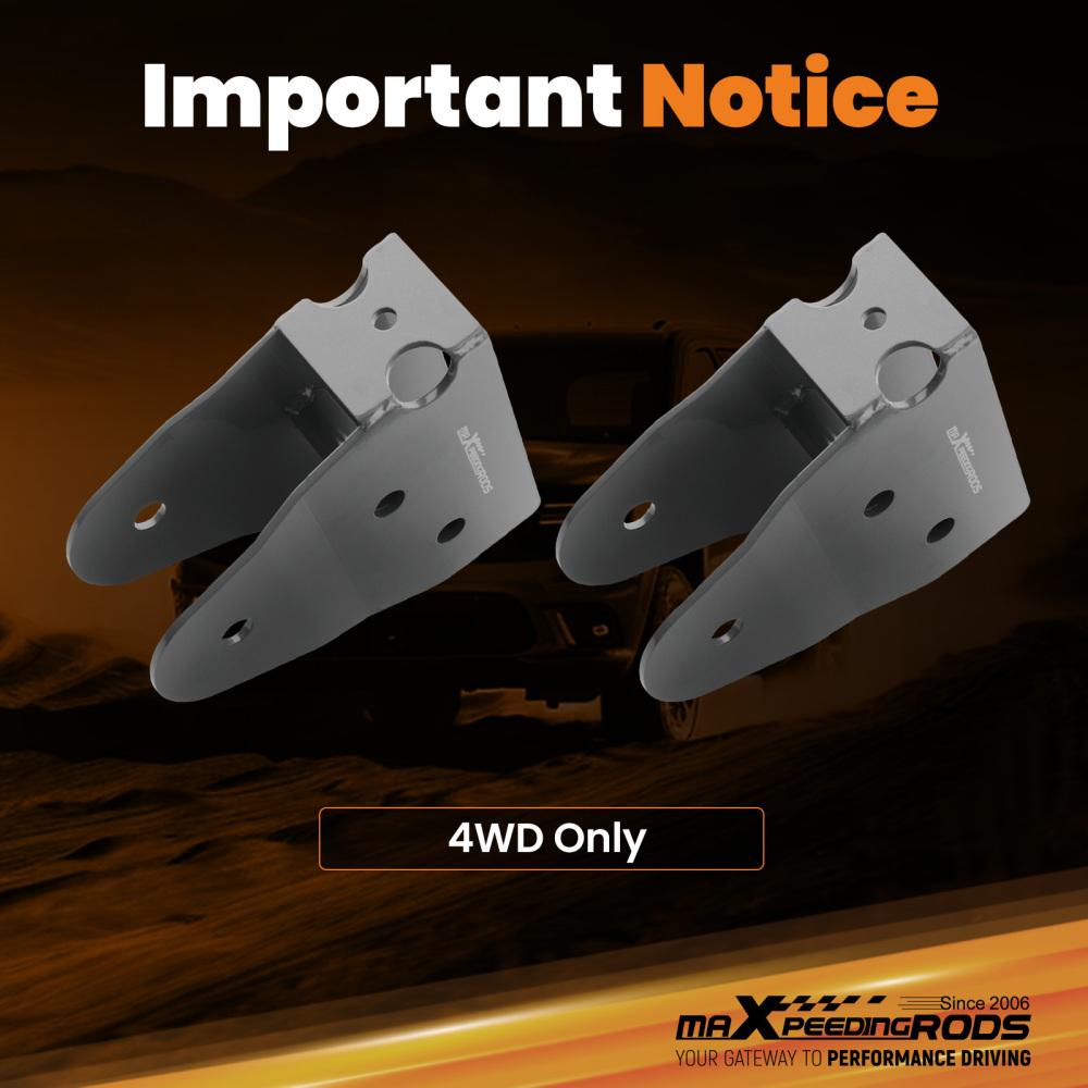 Radius Arm Drop Lift 2''-4'' Bracket Kit compatible for Ford F250 F350 Super Duty 4WD 05-16 Radius Arm Drop Lift 2''-4'' Bracket Kit compatible for Ford F250 F350 Super Duty 4WD 05-16