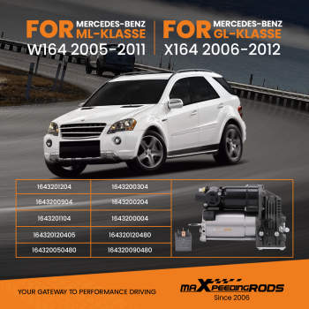 Air Pump Fit for GL-Class X164 GL 450 GL 500 GL 320 CDi GL 420 CDi GL 1643201204