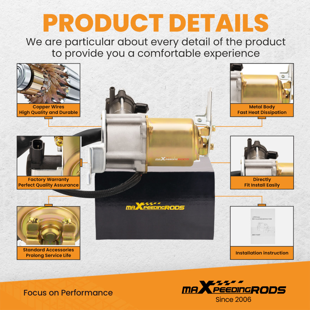 Air Suspension Compressor compatible for Toyota Land Cruiser Prado 120 03-09 4891060021