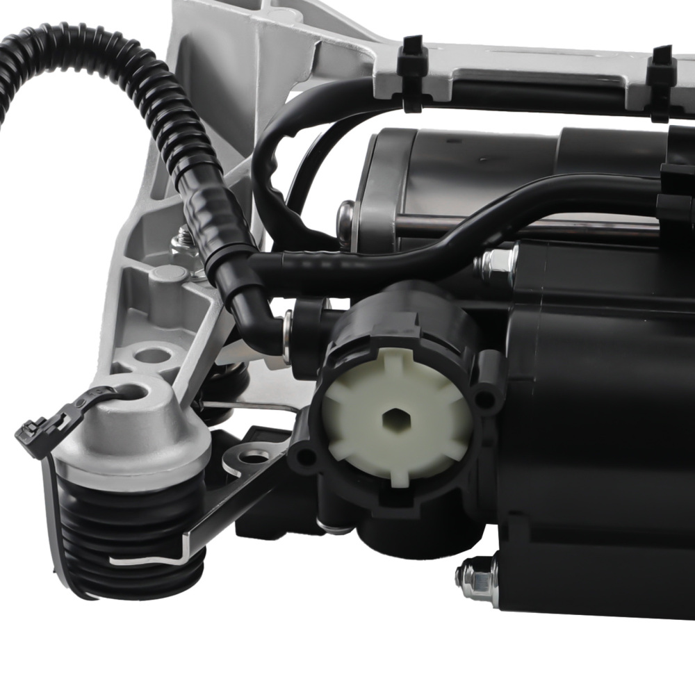 Compressore per sospensioni pneumatiche + staffa compatibile per Audi Q7 4L 4L0698007 Compressore per sospensioni pneumatiche + staffa compatibile per Audi Q7 4L 4L0698007